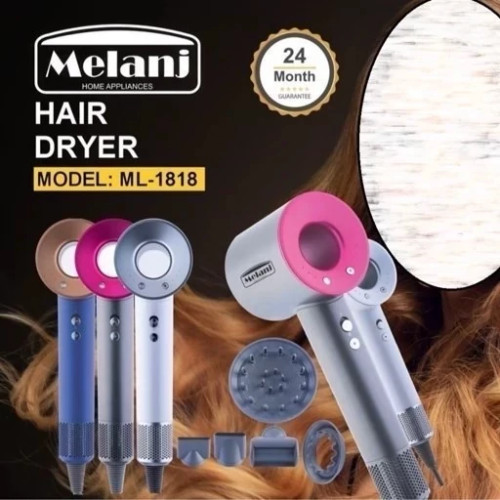 سشوار توربینی فوق حرفه ای ملانژ مدل ML-1818